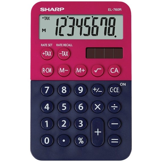 Sharp Calculatrice de bureau - EL-760RB- RB( EL-760RB- RB)