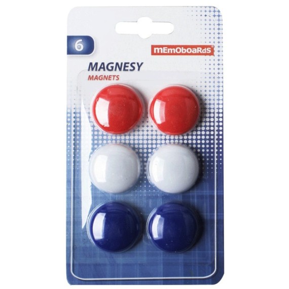 Magnet MEMOBOARDS 30 mm - Paquet de 6  (MB21B6)