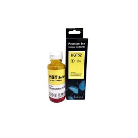 Bouteille d'encre Adaptable HP pour  Yellow 100ML -GT52