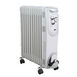 Radiateur Bain d'huile COALA 11 éléments 2500 Watt - Blanc (BH25N)