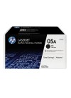 Pack de 2 Toners Original LaserJet HP 05A