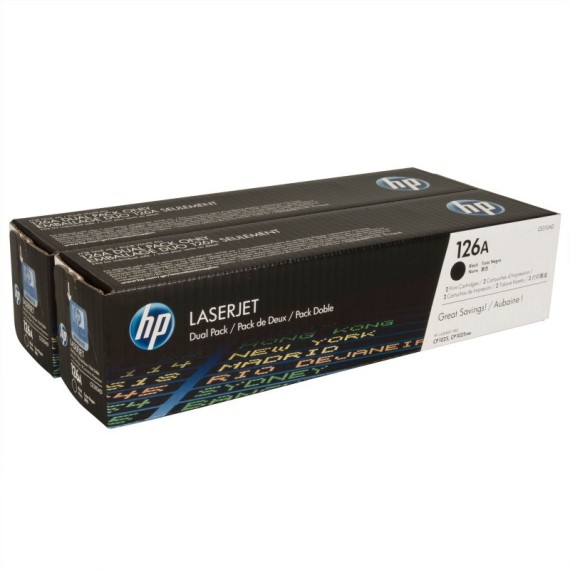 Pack de 2 Toner Original HP 126A