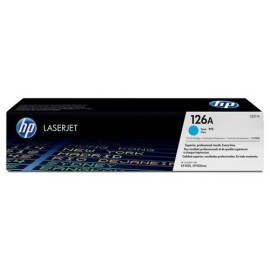 Toner Original HP LaserJet CE311A pour HP 126A - Cyan