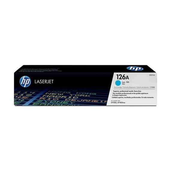 Toner LaserJet Original HP 126A - Cyan