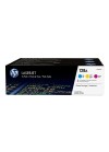 Pack de 3 Toners Original HP 128A