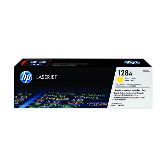 Toner LaserJet Original HP 128A - Jaune