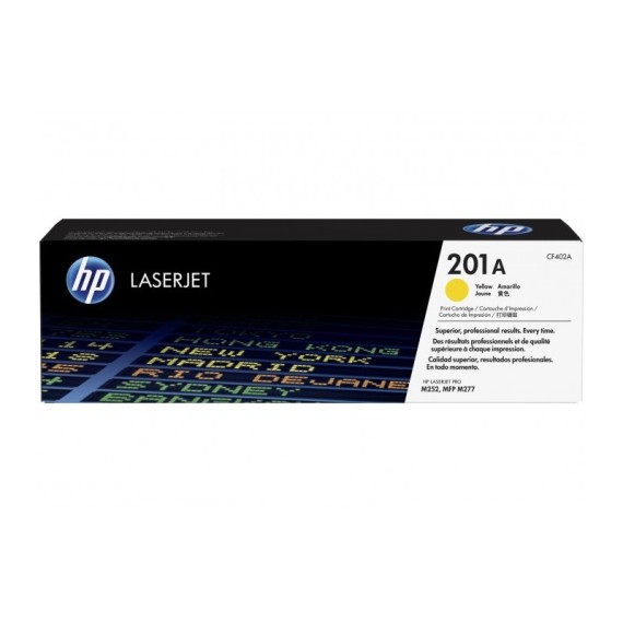 Toner LaserJet d'origine HP 201A - Jaune