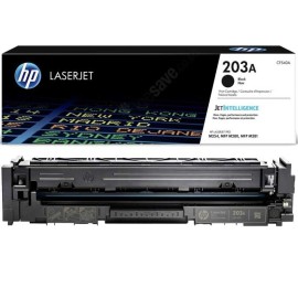 Toner original HP LaserJet CF540A pour HP 203A - Noir