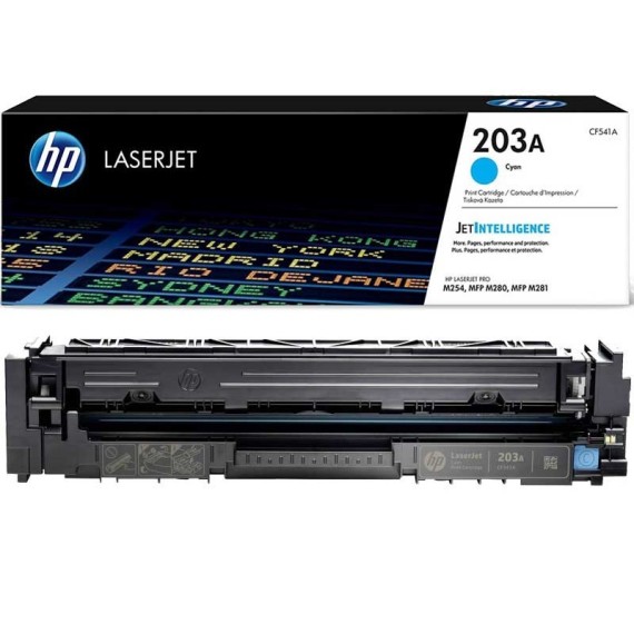 Toner original LaserJet HP 203A - Cyan