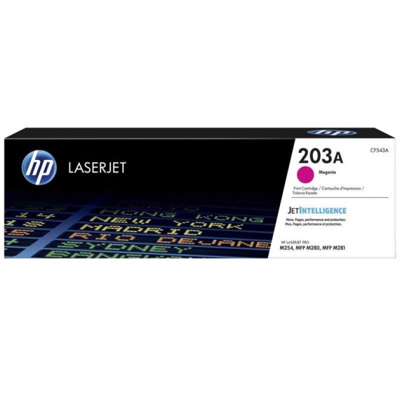 Toner original LaserJet HP 203A - Magenta