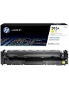 Toner original LaserJet HP 203A - Jaune