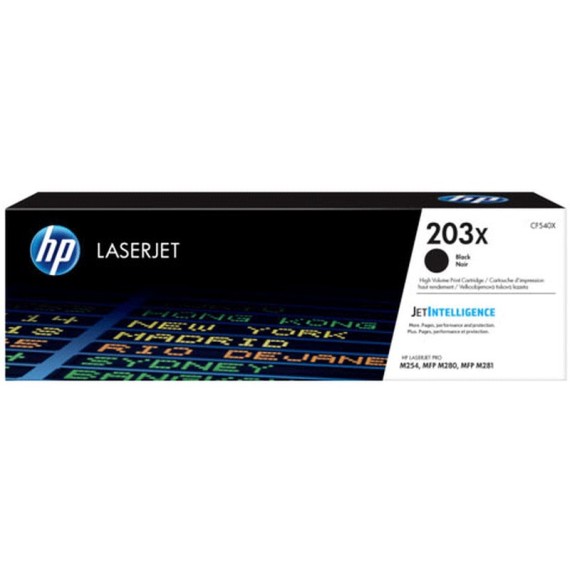 Toner original LaserJet HP 203X - Noir