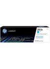 Toner original LaserJet HP 203X - Cyan