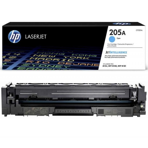 Toner d'origine HP 205A - Cyan