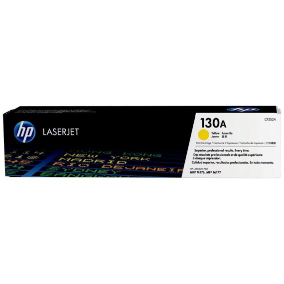 Toner LaserJet Original HP 130A - Jaune