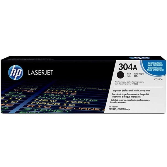 Toner Original LaserJet HP 304A - Noir