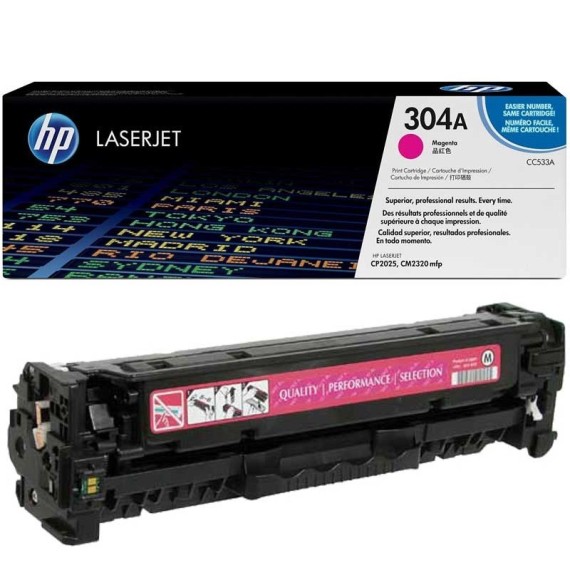 Toner Original LaserJet HP 304A - Magenta