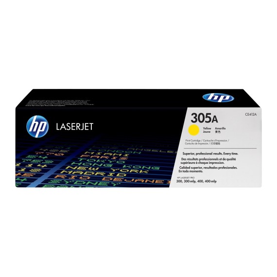 Toner Original HP LaserJet 305A - Jaune