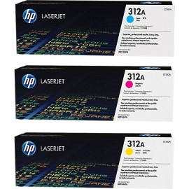 Pack de 3 Toners Original HP LaserJet CF440AM Pour HP 312A