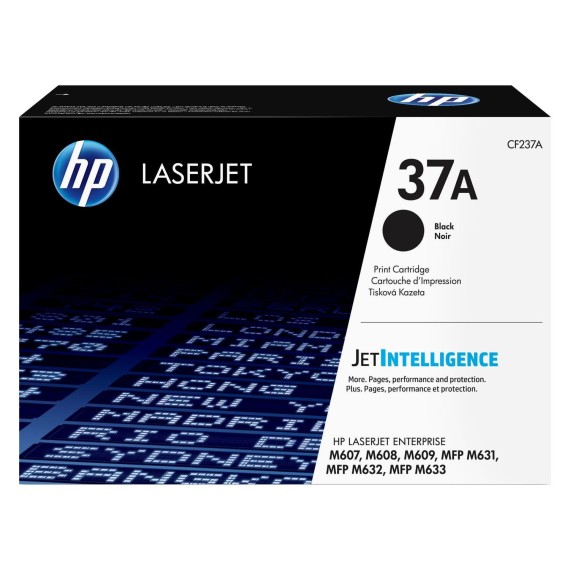 Toner Original HP LaserJet CF237A Pour HP 37A - Noir