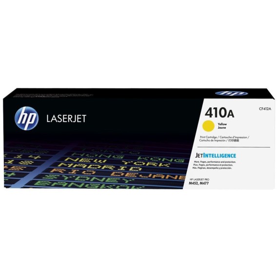 Toner Original HP LaserJet CF412A Pour HP 410 A - Yellow