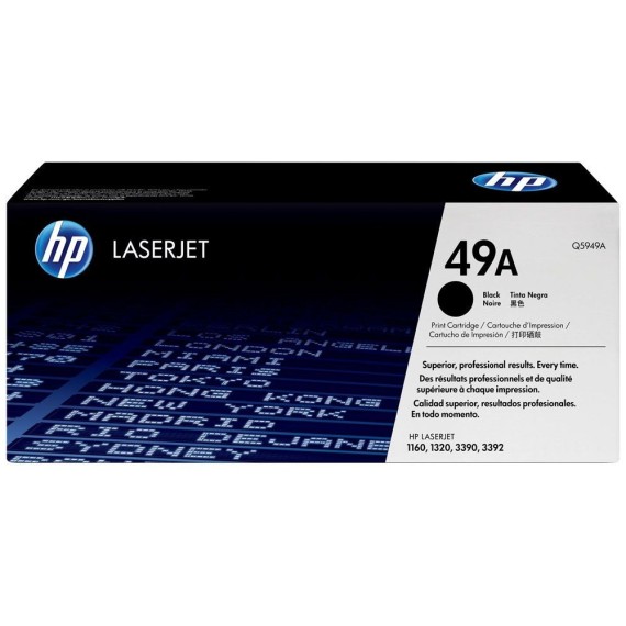 Toner Original HP LaserJet Q5949A Pour HP 49A - Noir