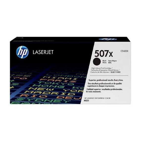 Toner Original HP LaserJet CE400A Pour HP 507A - Noir