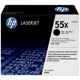 Toner Original HP LaserJet CE255X Pour HP 55X - Noir