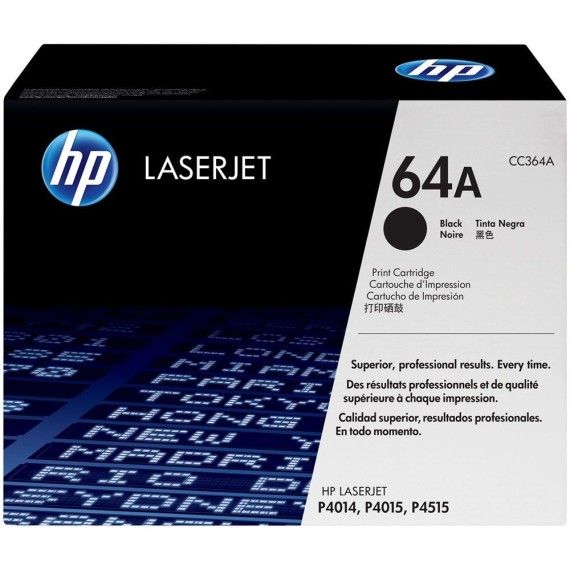 Toner Original HP LaserJet CC364A Pour HP 64A - Noir