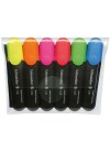 POCH/6 Surligneur Fluo JOB 150 Assortis