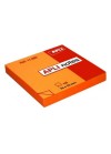 Bloc notes APLI 75x75 orange brillant 100 feuilles