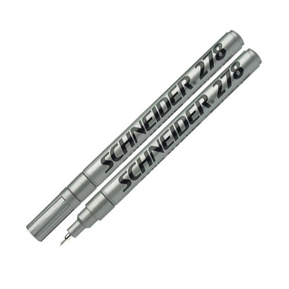 MARQUEUR SCHNEIDER PAINT 278 ARGENT POINTE FINELINER 0,8MM