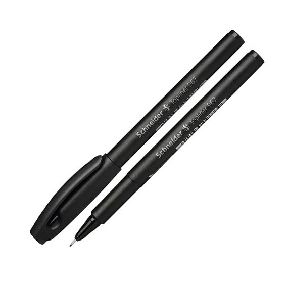 Stylo feutre SCHNEIDER -Top Liner 967 - 0,4 mm - Noir