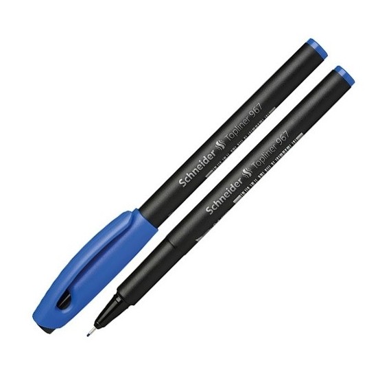 Stylo feutre SCHNEIDER -Top Liner 967 - 0,4 mm - Bleu