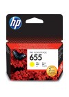 Cartouche jet d'encre  HP Original CZ112AE pour HP 655 - Jaune