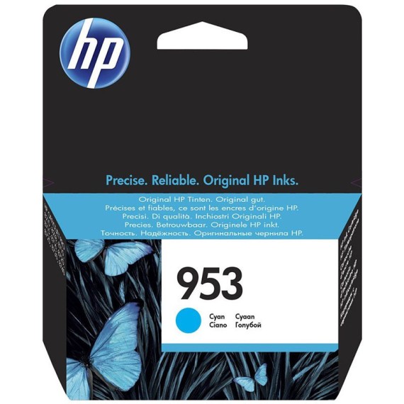 Cartouche jet d'encre  HP Original F6U12AE pour HP 953 - Cyan