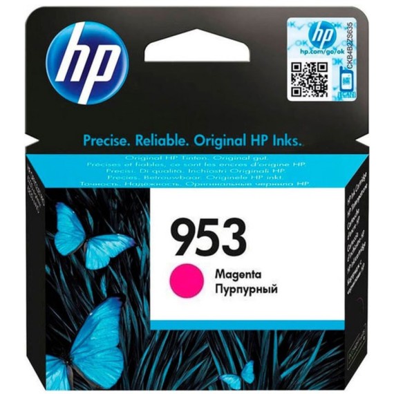 Cartouche jet d'encre  HP Original F6U13AE pour HP 953 - Magenta