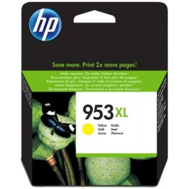 Cartouche jet d'encre  HP Original  pour HP 953XL Jaune -F6U18AE