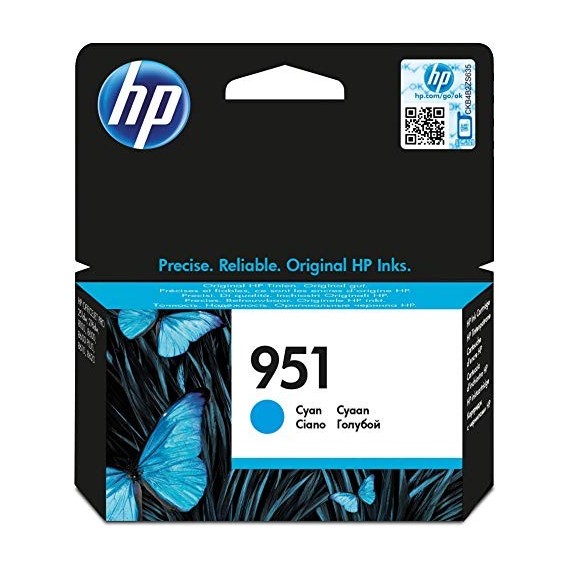 Cartouche jet d'encre HP original CN050AE pour HP 951  - Cyan