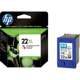 Cartouche jet d'encre HP original C9352CE pour HP 22XL  - Noir