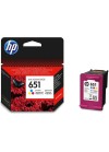 Cartouche d'encre HP Originale couleurs pour HP 651 (C2P11AE)