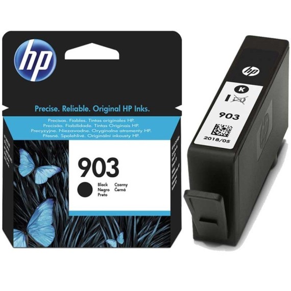 Cartouche jet d'encre HP original T6L99AE pour HP 903  - Noir