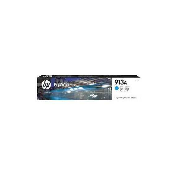 Cartouche jet d'encre HP original F6T77AE pour HP 913A - Cyan