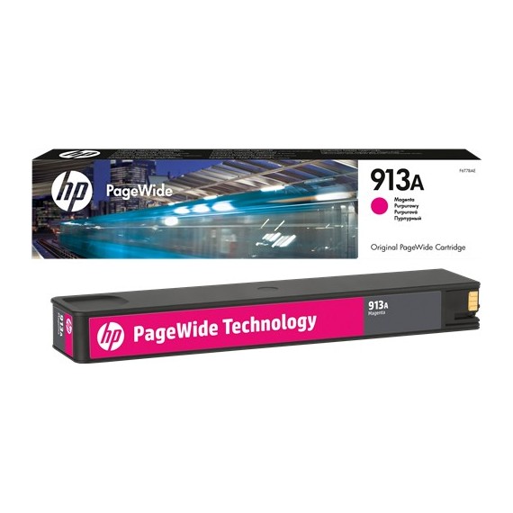 Cartouche jet d'encre HP original F6T78AE pour HP 913A -Magenta