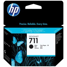 Cartouche jet d'encre  HP original CZ133A pour Design Jet HP 711 - Noir