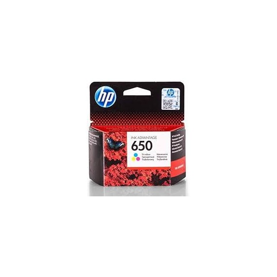 Cartouche jet d'encre  HP original CZ102AE pour HP 650 - Couleurs