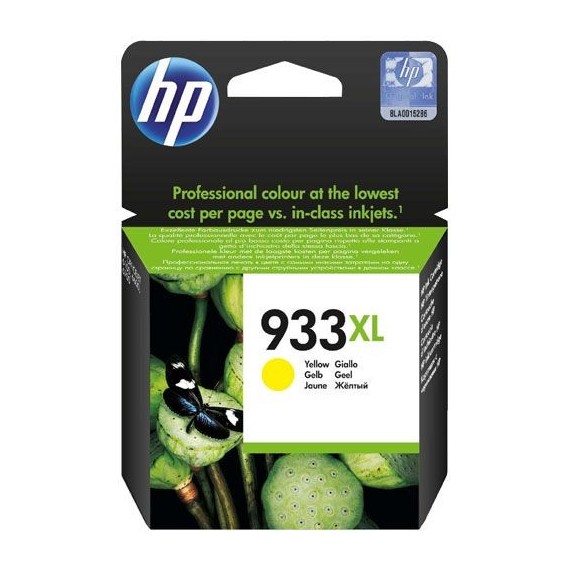 Cartouche jet d'encre  HP Original CN056AE pour HP 933XL -Jaune