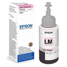 Bouteille D'encre Original EPSON T6736 POUR L800/L850/L1800-70ml - Magenta Clair