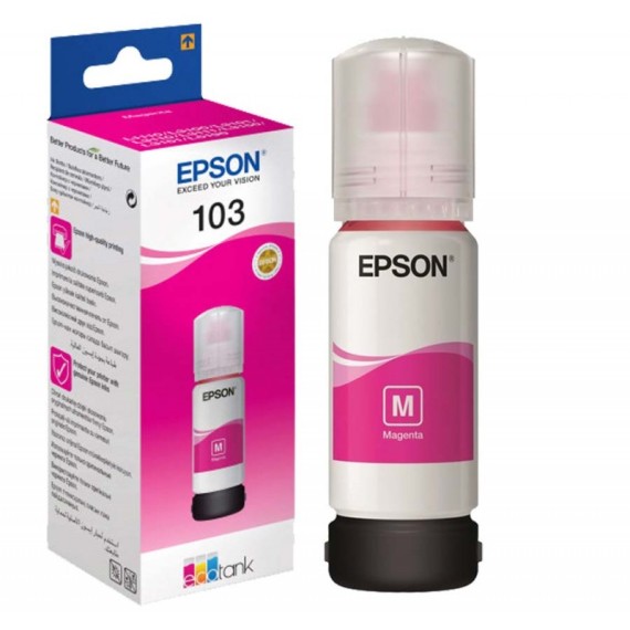 Bouteille D'encre Original EPSON 103 POUR L3151/L1110 -65ml - Magenta