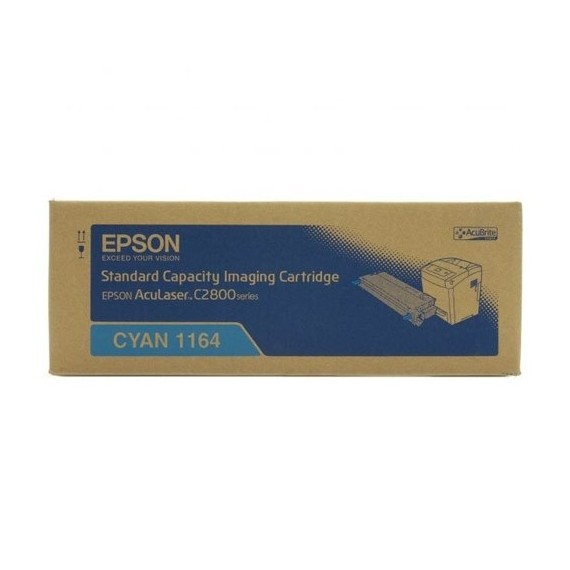 Toner Original EPSON C13S051164 pour AL-C2800 - Cyan